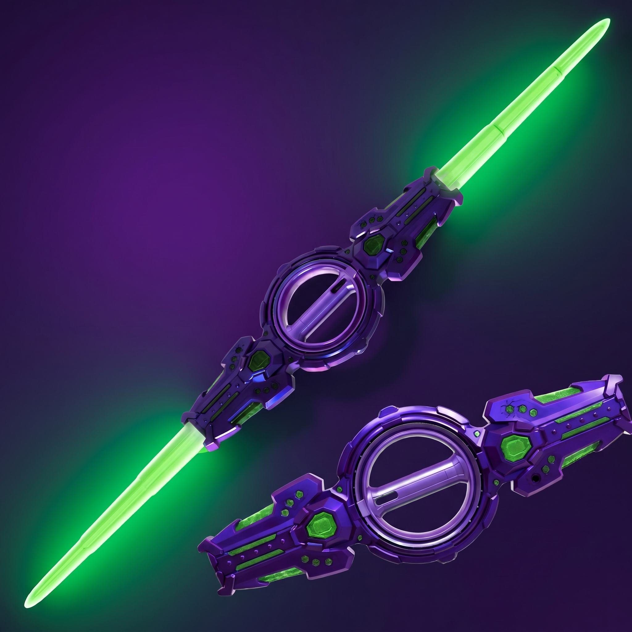 SparkBlade™ Dual-Spin LED Lightsaber